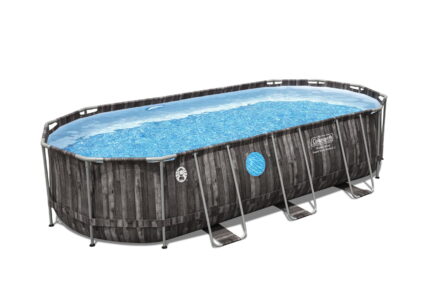 Coleman Power Steel Swim Vista Series II 20' x 10' x 48" Above-Ground Oval Pool Set